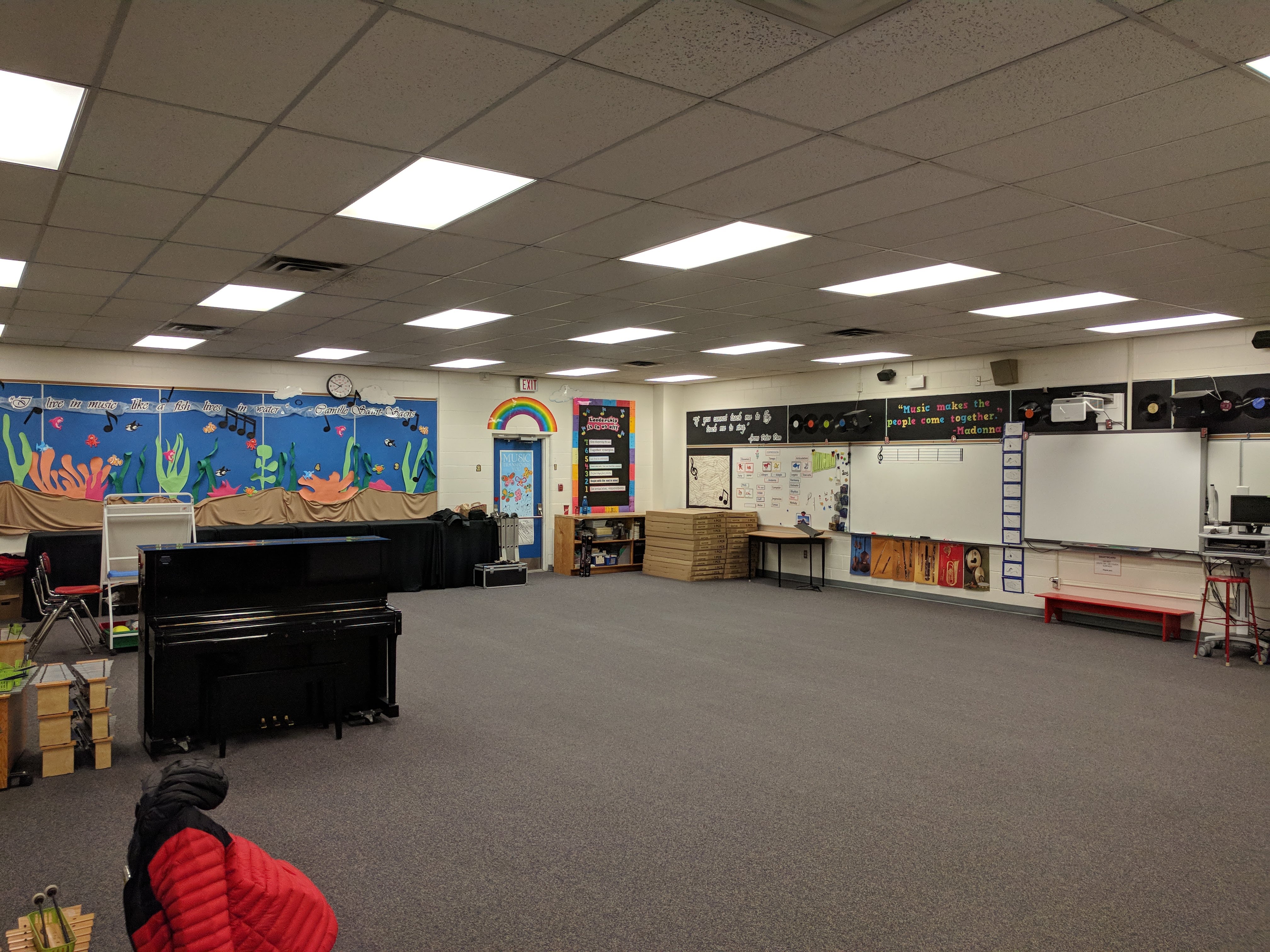 LED lighting solutions for a school