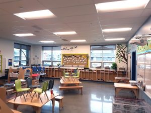 LED lighting solutions for a classroom in Alberta